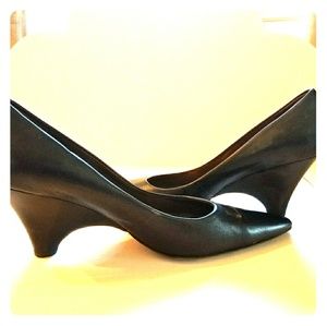 COPY - Shoes, black wedge pumps